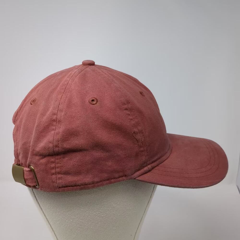 Universal Thread Red Baseball Cap One Size Cotton Adjustable Slideback Hat - Picture 5 of 9